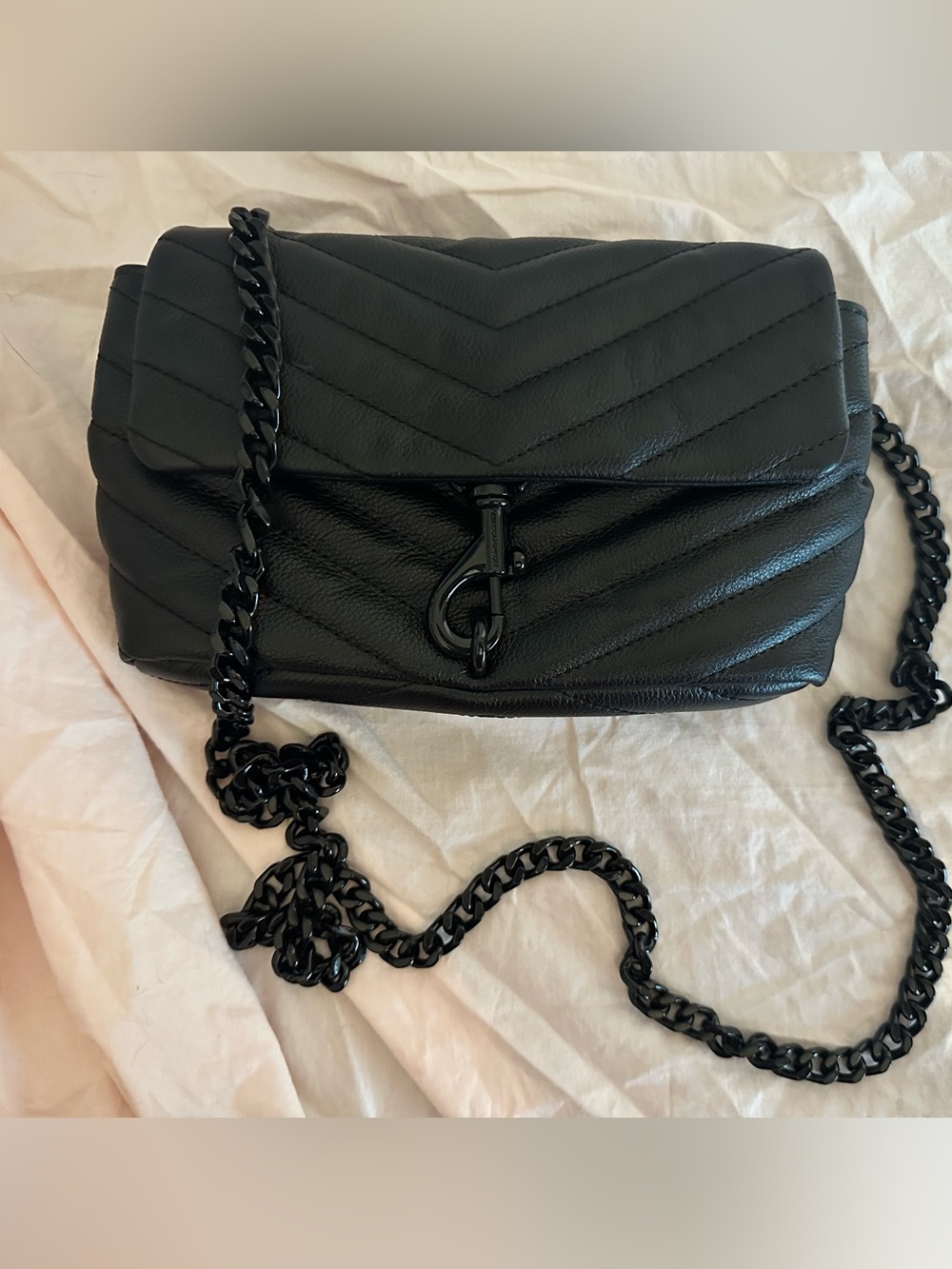 Rebecca Minkoff Edie Date Night Crossbody Bag, black